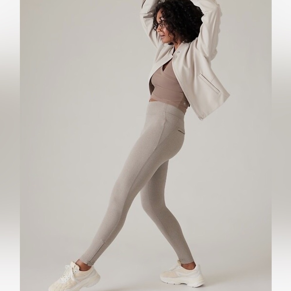 Athleta Delancey Skyline Tight Herringbone Pants